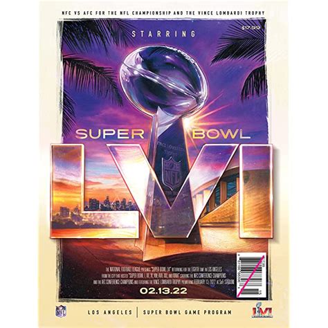 Buy Football Super Bowl 56 Lvi 2022 Official National Retail Edition