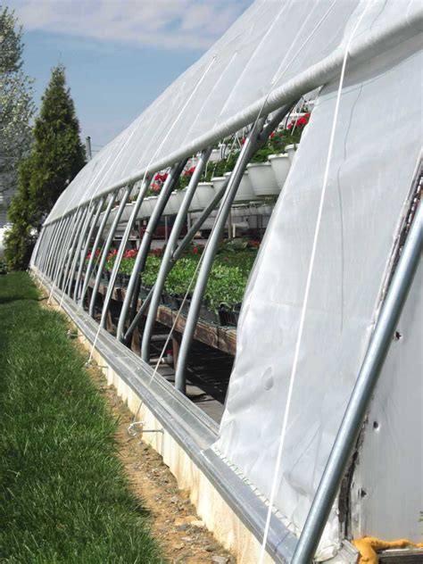 Arched Curtain For Greenhouse Ventilation