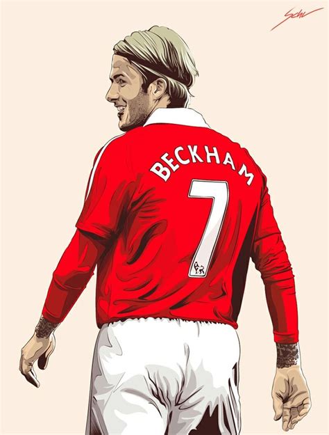 David Beckham Wallpaper Sepak Bola Legenda Olahraga
