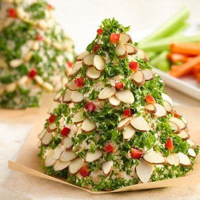 It's festive, colorful and full of melty cheesy goodness! Holiday Tree-Shaped Cheese Ball Recipe - (4.5/5) | Recipe ...