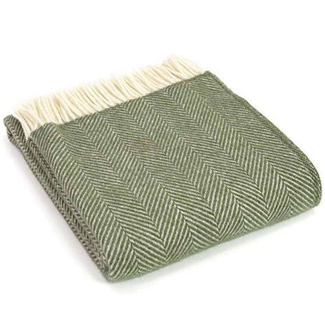 Olive Green Throw Blanket 100 Wool Olive Green Sofa Throw Olive