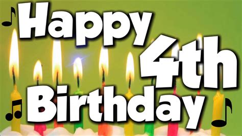Happy 4th Birthday 4th Birthday Wishes 4 Year Olds 4th Birthday