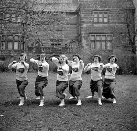 Modern Nostalgic Life Boston University Girls 1950
