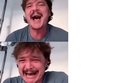 Pedro Pascal Crying Meme Pedro Pascal Laughing Then Crying Know Your