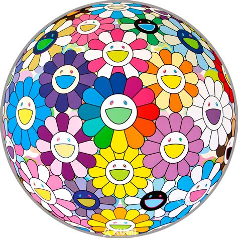 If your taste in interior. Takashi Murakami Flower Ball (Annular Solar Eclipse) Print | Kumi Contemporary
