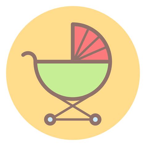 Baby Carriage Circle Icon Transparent Png And Svg Vector File