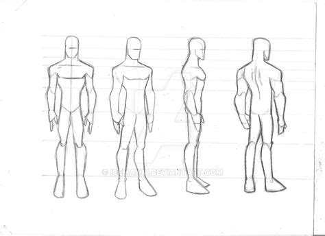 Anime Male Body Turnaround By Yumezaka On Deviantart Body Figures