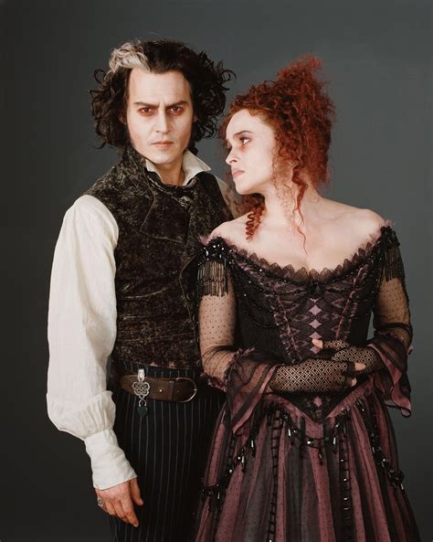 Sweeney Todd And Mrs Lovett~johnny Depp~and Helena Bonham Carter ~ In