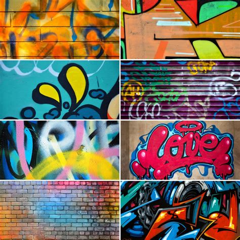 Graffiti Zoom Background Backdrop For Online Meeting And Video Etsy