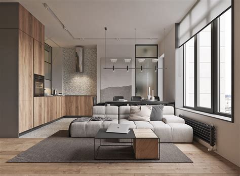 Apartment For A Bachelor Behance