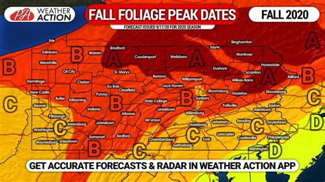2020 Fall Foliage Peak Dates Forecast For Areas Across Pennsylvania