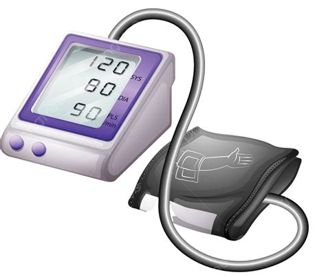 Blood Pressure Monitor Kit Background Drawing Art Vector Background
