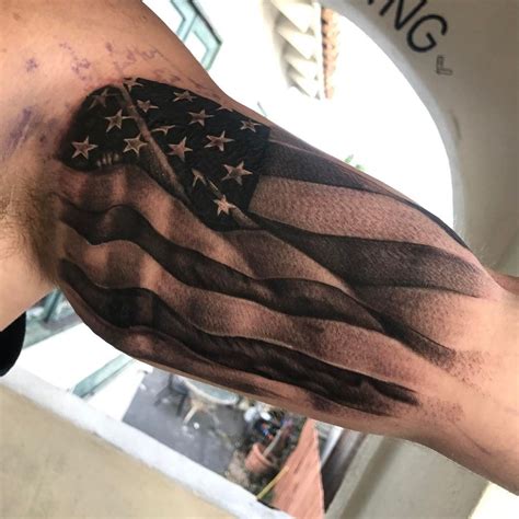 85 Best Patriotic American Flag Tattoos — I Love Usa 2019 Flag