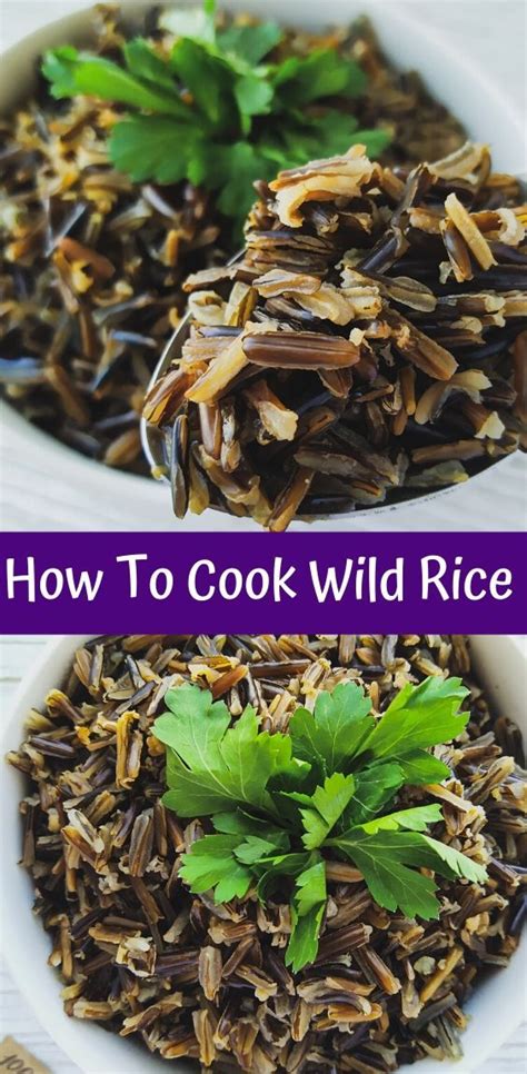 Wild Rice Recipe Is An Easy To Cook But Very Effective Meal The