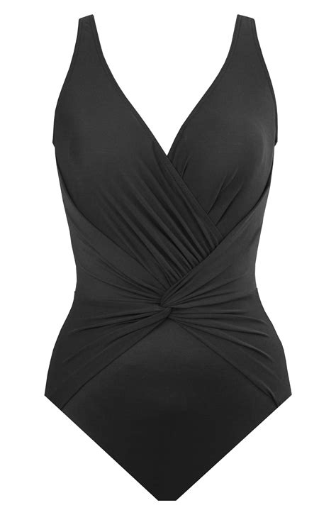 Miraclesuit Rock Solid Twist Front One Piece Swimsuit Nordstrom