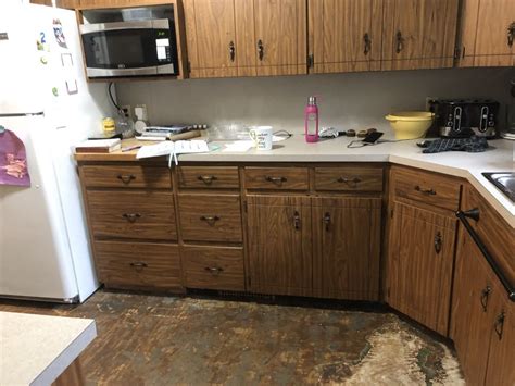If you have actual cash value coverage, your insurance will cover $1,500, the estimated current worth of the cabinets. Water damage to kitchen cabinets and sub floor damage. in ...