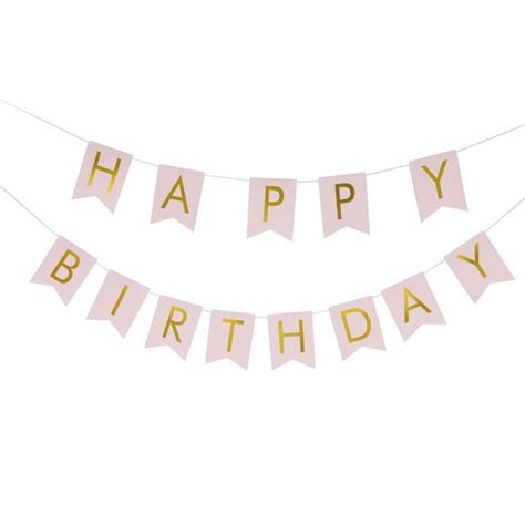1 Set Paper Happy Birthday Party Bunting Banner Decorations Hanging