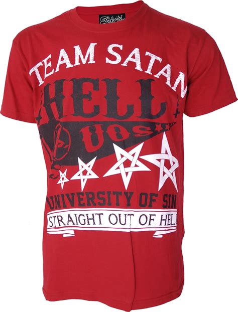 Mens Team Satan Red Opposer Genuine Darkside T Shirt S Uk Fashion