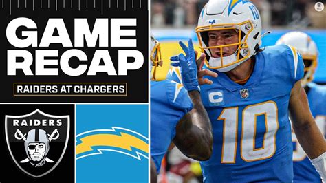 Chargers Survive Late Comeback Beat Raiders In Week 1 Full Game Recap