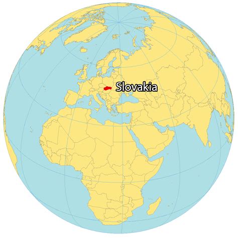 Map Of Slovakia GIS Geography