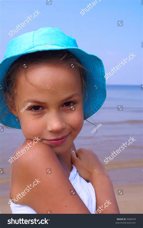 preteen girl on beach image amp photo bigstock