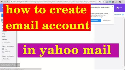 How To Create Email Account In Yahoo Mail Youtube