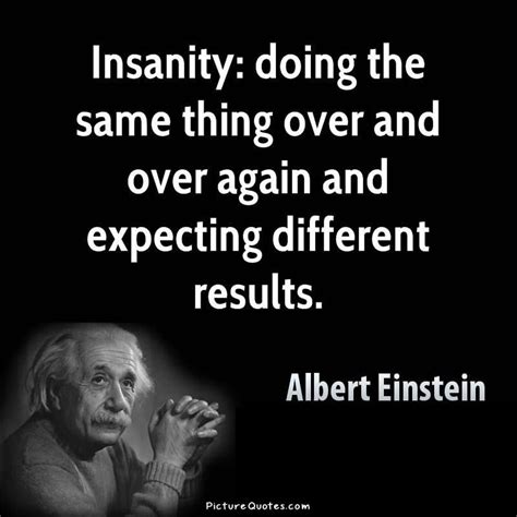 Einstein Insanity Quote Shortquotescc