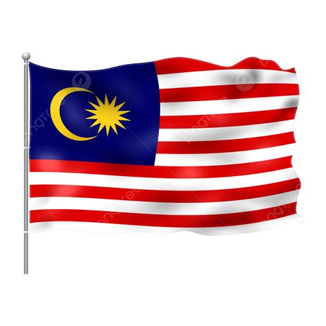 Flag Of Malaysia Png Picture Malaysia Flag Fluttering Malaysia Flag