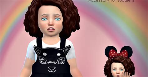 Downloads Sims 4accessory Toddlers Minnie Mouse Ears Jennisims