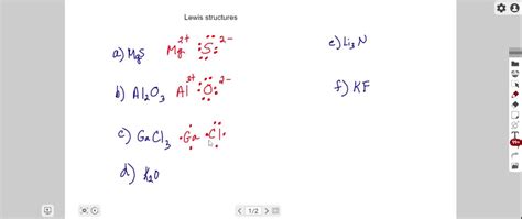 SOLVED Write The Lewis Symbols Of The Ions In Each Of The Following