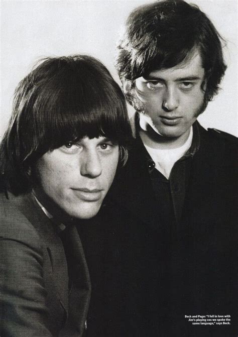 Jeff Beck And Jimmy Page Of The Yardbirds Pop Rock Rock And Roll Led