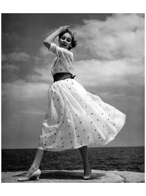 Polka Dots On The Lake 1950s © Pleasurephoto