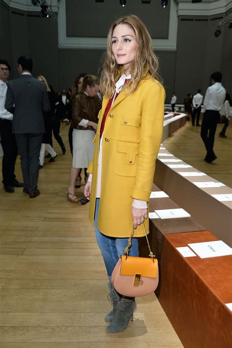 Olivia Palermos Yellow Paris Fashion Week Coat Is Bold And Beautiful