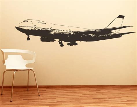 747 Airplane Vinyl Wall Decal Sticker 6031