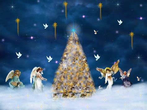 Christmas Angel Wallpapers Wallpaper Cave