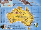 La carte des ressources de l'Australie - Carte de la ressource en ...