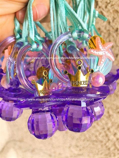 12 Mermaid Baby Shower Favors Princess Baby Shower Under The Etsy