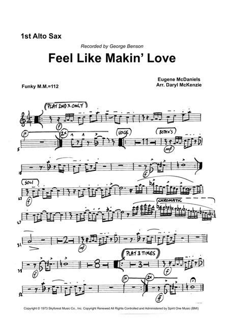 Feel Like Makin Love By Eugene Mcdaniels Digital Sheet Music For