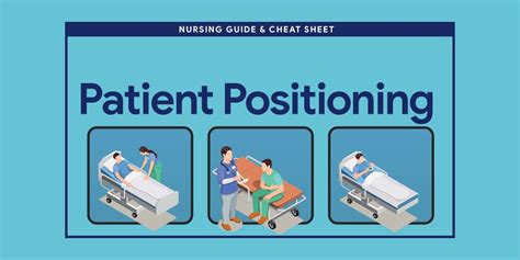 Patient Positioning Guidelines Nursing Considerations Cheat Sheet Nursing Information