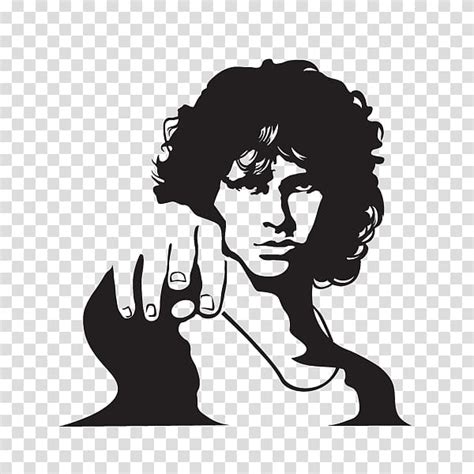 The Doors Drawing Jim Morrison Transparent Background Png Clipart