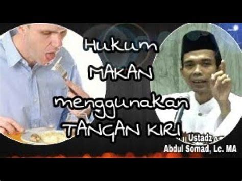 Bila pengahantar dialiri listrik berada diantara kutup magnet maka penghantar tersebut akan bergerak. Hukum Makan / Minum menggunakan tangan kiri ? - Ustadz ...