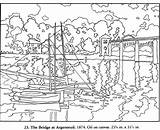 Coloring Monet Bridge Claude Dover Argenteuil Coloriage Color Publications Pages Doverpublications Colouring Paintings Pont Van Le Books Welcome Book Samples sketch template
