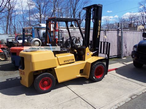 Lk Hyster H80xl Fork Lift Propane Powered In Jersey