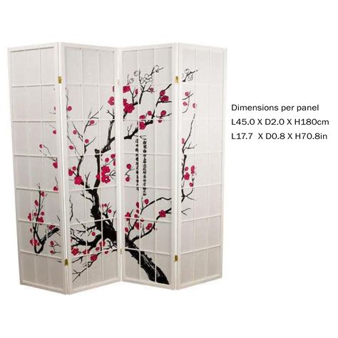 Japanese Room Divider W180xh180cm Privacy Screen Shoji Rice Paper