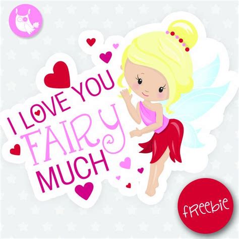 Valentine Fairy Freebie With Images Valentine Fairy Clip Art