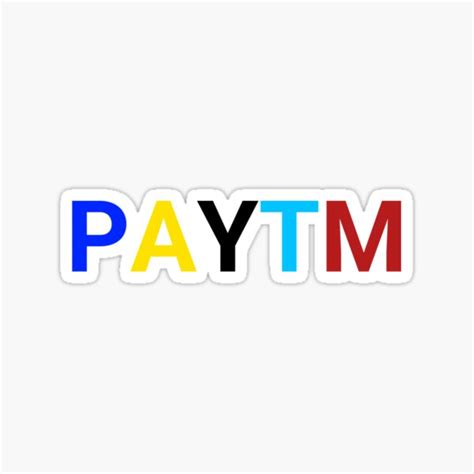 Paytm Wallet Logo Design Sticker For Sale By Designexpert01 Redbubble