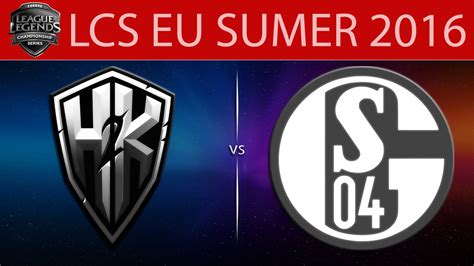 Esportlivescore.com > fnatic vs fc schalke 04. LoL Highlights H2k vs S04 Game 1 | LCS EU Summer 2016 ...