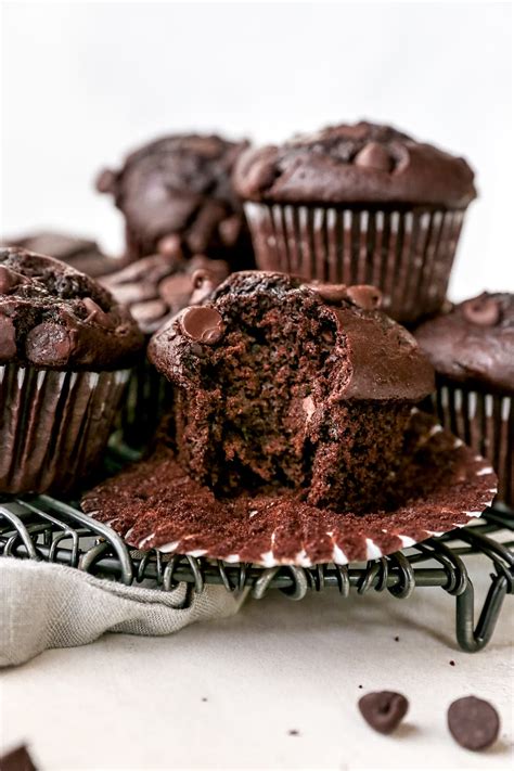 Double Chocolate Muffins Best Ever Two Peas And Their Pod