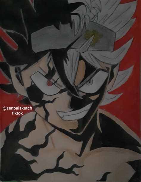 Asta Demon Form Drawing Prolly One Of My Favourite