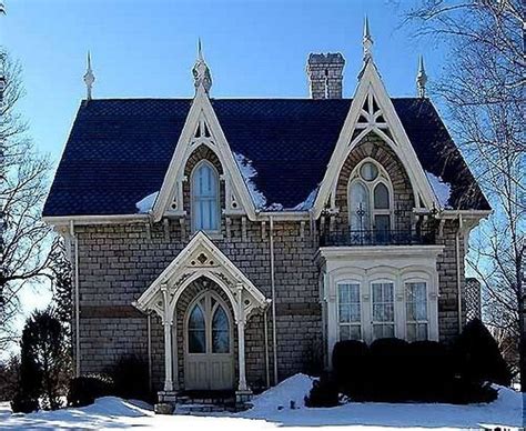 Impressive 50 Unique Gothic Revival Home Architecture Gothic House